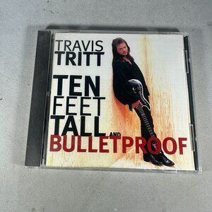 Travis Tritt Ten Feet Tall And Bulletproof CD Country Music Album 1994 Warner